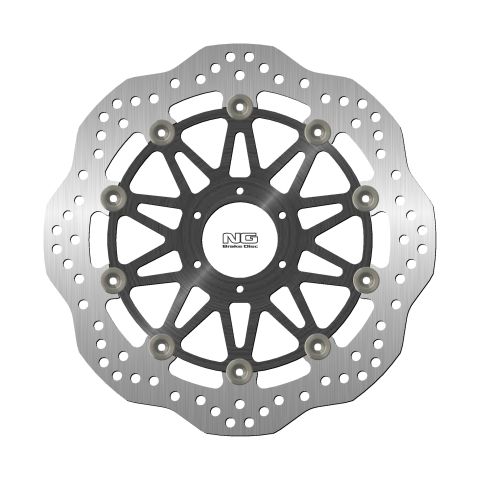 NG TARCZA HAMULCOWA PRZÓD HONDA CBR600 '95-98, CBR900/929 '93-97 (296X58X4MM) (6X6,5MM) WAVE PŁYWAJĄCA (ŚRODEK ALUMINIOWY)