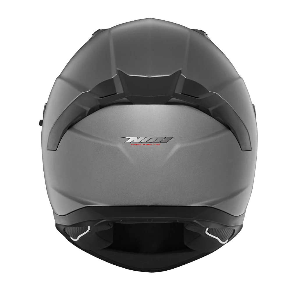 NOX WYPRZEDAŻ KASK INTEGRALNY (FULL FACE) Z BLENDĄ N401 SOLID KOLOR SZARY POŁYSK