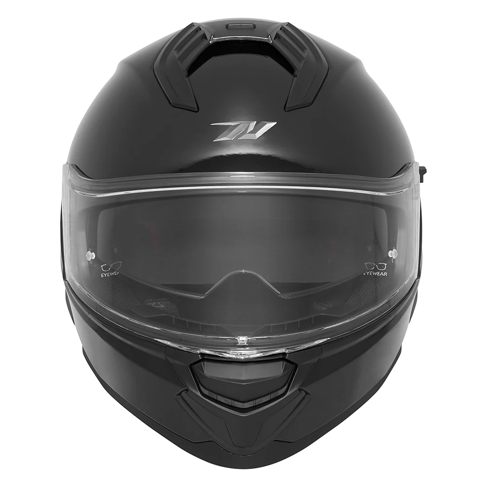 NOX KASK INTEGRALNY (FULL FACE) Z BLENDĄ N304S SOLID KOLOR CZARNY POŁYSK