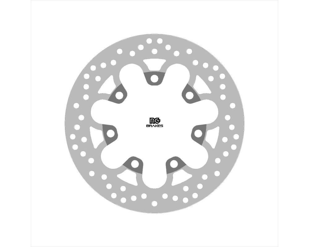 NG TARCZA HAMULCOWA TYŁ PIAGGIO BEVERLY 300/400 '21-'23 (240X102X5MM) (7X10,25MM)