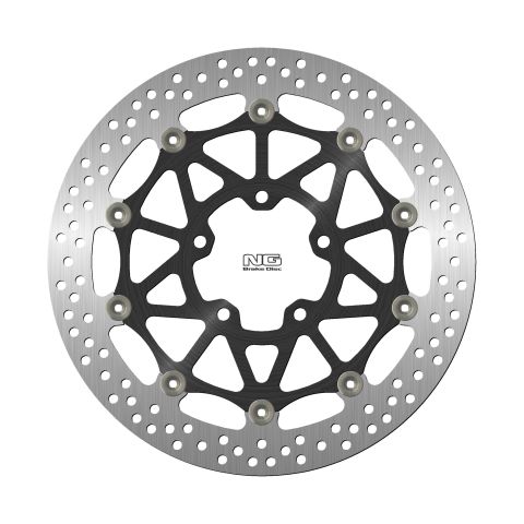 NG TARCZA HAMULCOWA PRZÓD KAWASAKI ZX-100R/RR '17-21 (330X80,5X5MM) (5X10,5MM) PŁYWAJĄCA (ŚRODEK ALUMINIOWY)