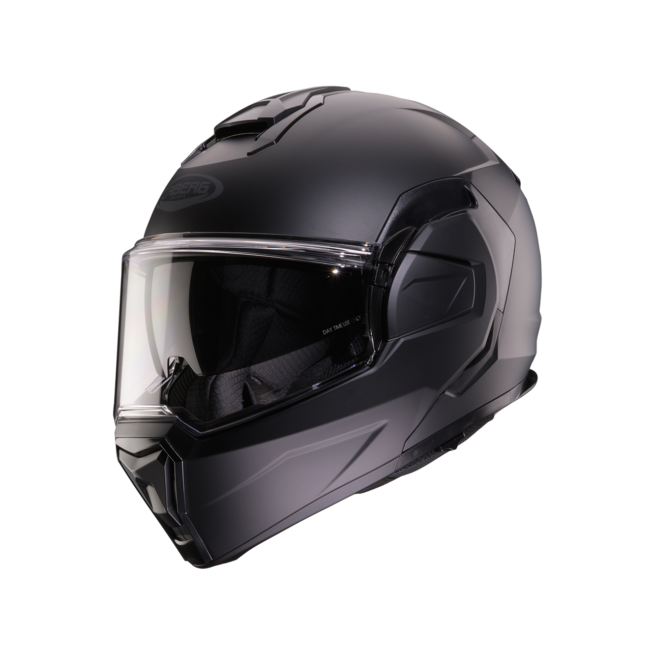 CABERG KASK SZCZĘKOWY FLIP-BACK (SZCZĘKA DO TYŁU) MODEL TRIP SOLID KOLOR CZARNY MAT (PINLOCK W ZESTAWIE)