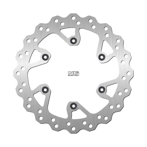 NG TARCZA HAMULCOWA TYŁ YAMAHA WR250/450 '19-21, YZ125/250/450 '18-23 (245X115X4MM) (6X6,5MM) WAVE