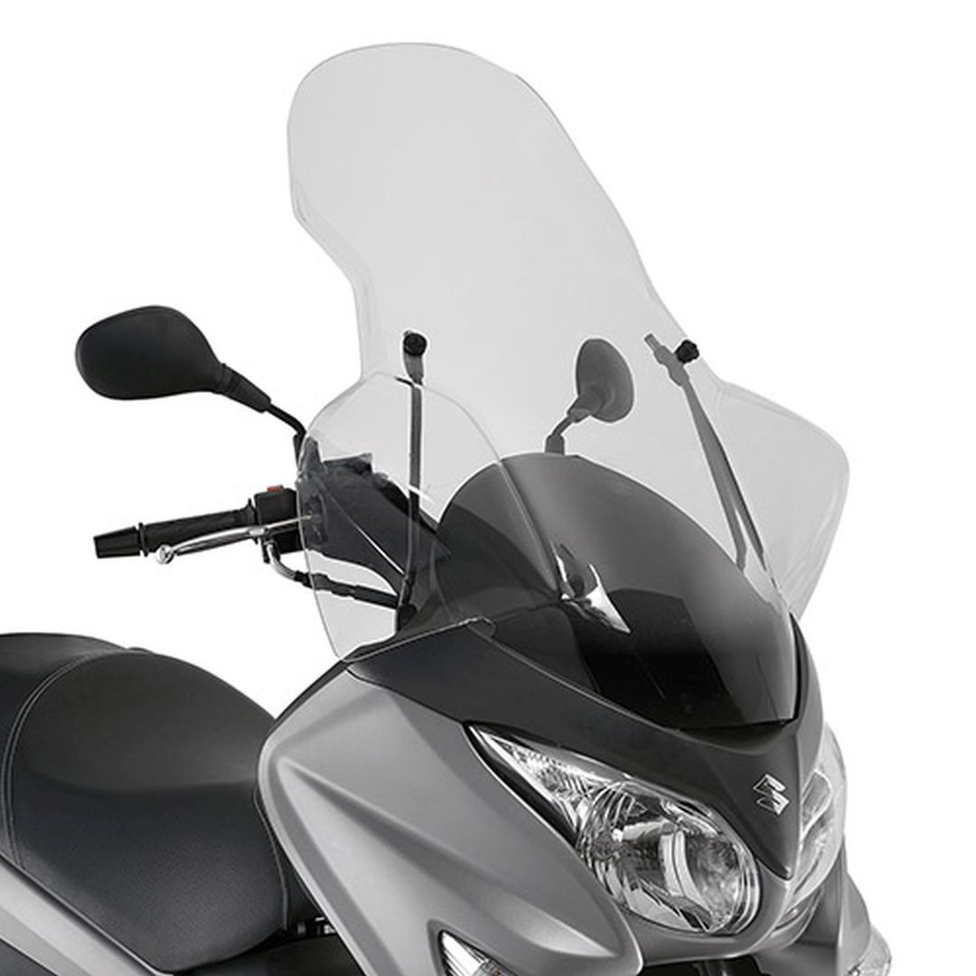 KAPPA SZYBA SUZUKI BURGMAN 125-200 (06-13), 125-200 ABS (14-21) 84,5 X 65,5 CM PRZEZROCZYSTA - POTRZEBNE MOCOWANIE D267KITK