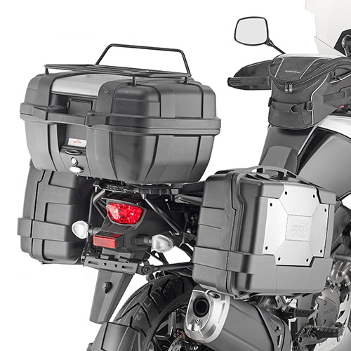 KAPPA STELAŻ KUFRÓW BOCZNYCH MONOKEY SUZUKI V-Strom 1050 XT/DE/SE '20-'25, - RÓWNIEŻ POD KUFRY MONOKEY KMS K'MISSION ALU - ZASTĘ