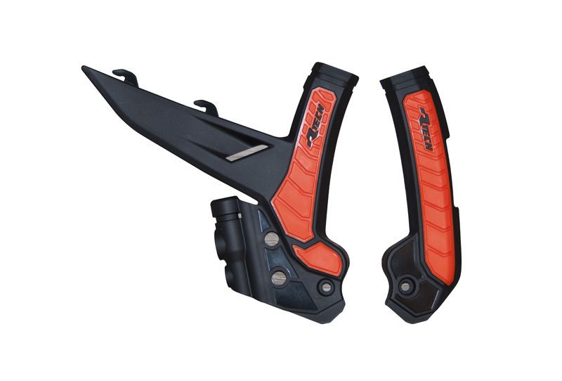 RACETECH (RTECH) OSŁONY RAMY (KOMPLET) BI-MATERIAL SUPER GRIP KTM EXC / EXCF 150 / 250 / 300 / 450 / 500 '24, SX 250 / 300 '23-2