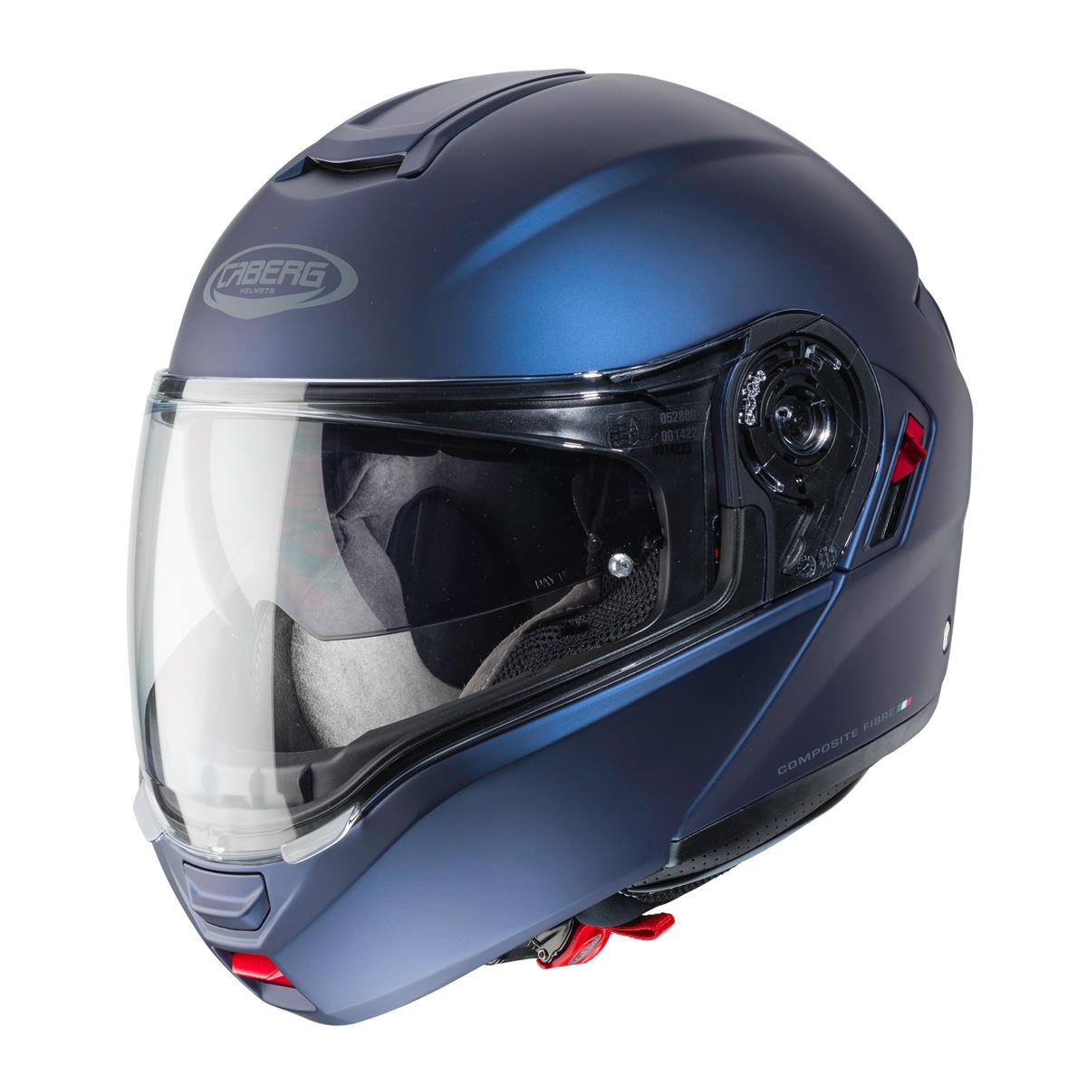 CABERG KASK SZCZĘKOWY FLIP-UP MODEL LEVO X SOLID KOLOR NIEBIESKI MAT (YAMAHA) (PINLOCK W ZESTAWIE)