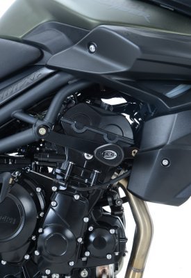 CRASHPADY AERO RG RACING TRIUMPH TIGER 800/TIGER 800XC BLACK
