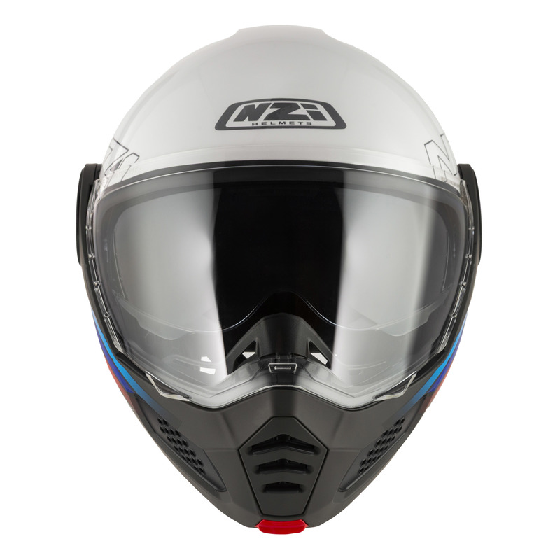 KASK MOTOCYKLOWY NZI MINIMOD DUO WATSON WHITEBLACK POWER