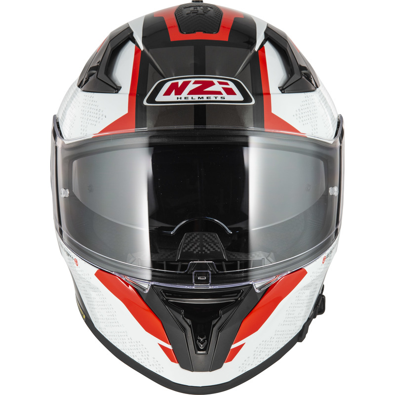 KASK MOTOCYKLOWY NZI GO RIDER STREAM DUO TRIDENT BLACK GREY RED XXL