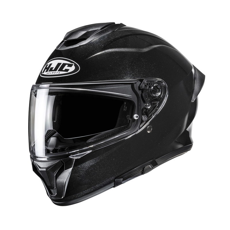 KASK MOTOCYKLOWY HJC C71 SOLID METAL BLACK