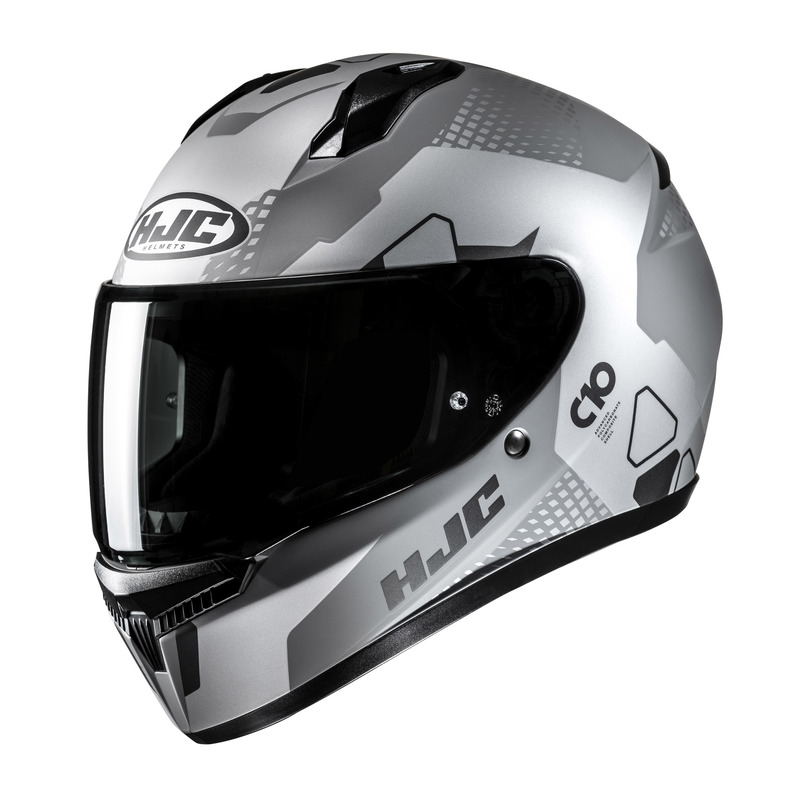 KASK MOTOCYKLOWY HJC C10 ASPA LIGHT GREY