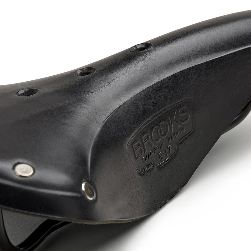SIODEŁKO SKÓRZANE BROOKS B17 NARROW BLACK