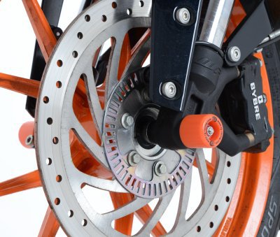 SLIDERY PRZEDNIEGO ZAWIESZENIA RG RACING KTM 125 / 200 / 390 DUKE / RC125 / 200 / 390 ORANGE