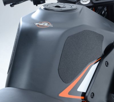 NAKLEJKA NA BAK TANKPAD ANTYPOŚLIZGOWY 2 CZĘŚCI RG RACING KTM RC125 / 200 / 390 BLACK