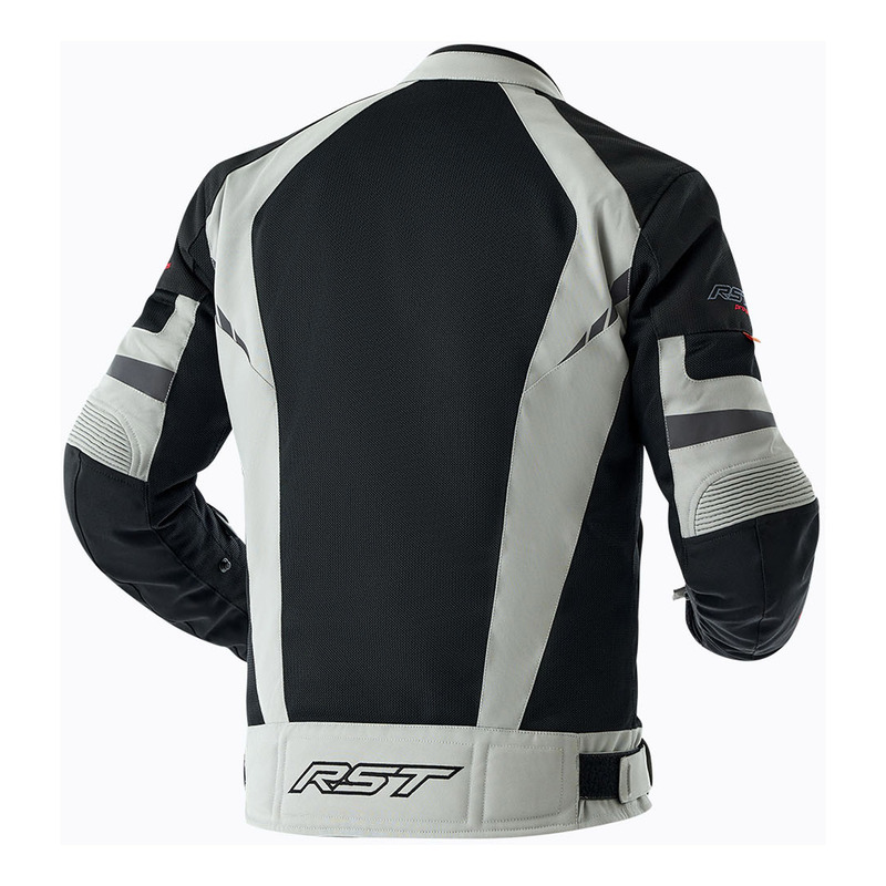 KURTKA MOTOCYKLOWA TEKSTYLNA RST PRO SERIES VENTILATOR D3O BLACK SILVER 4XL