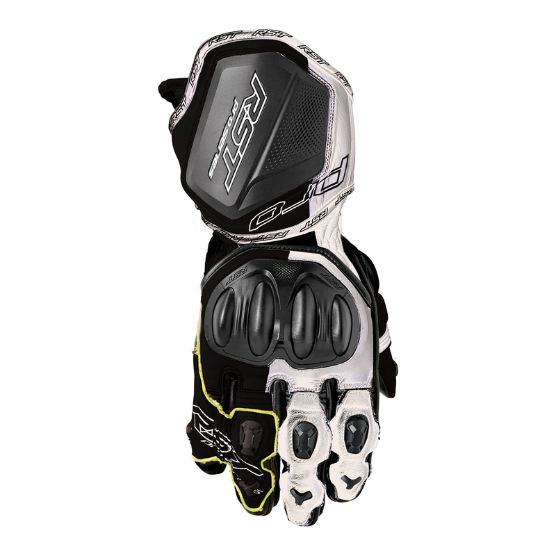 RĘKAWICE MOTOCYKLOWE RST PRO SERIES GP D3O BLACK WHITE S