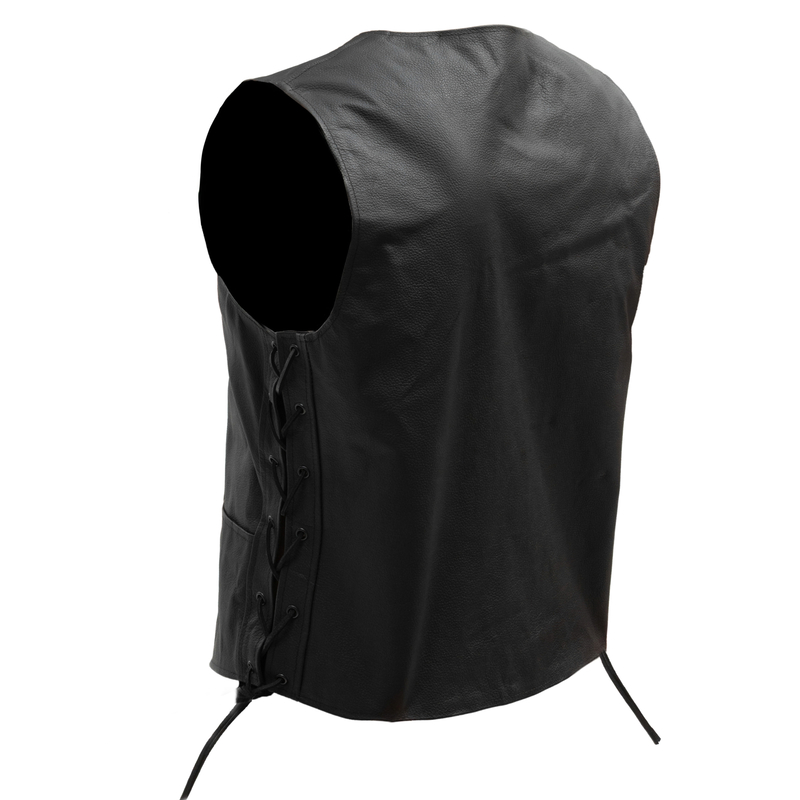 KAMIZELKA MOTOCYKLOWA SKÓRZANA BROGER CLUBMAN BLACK