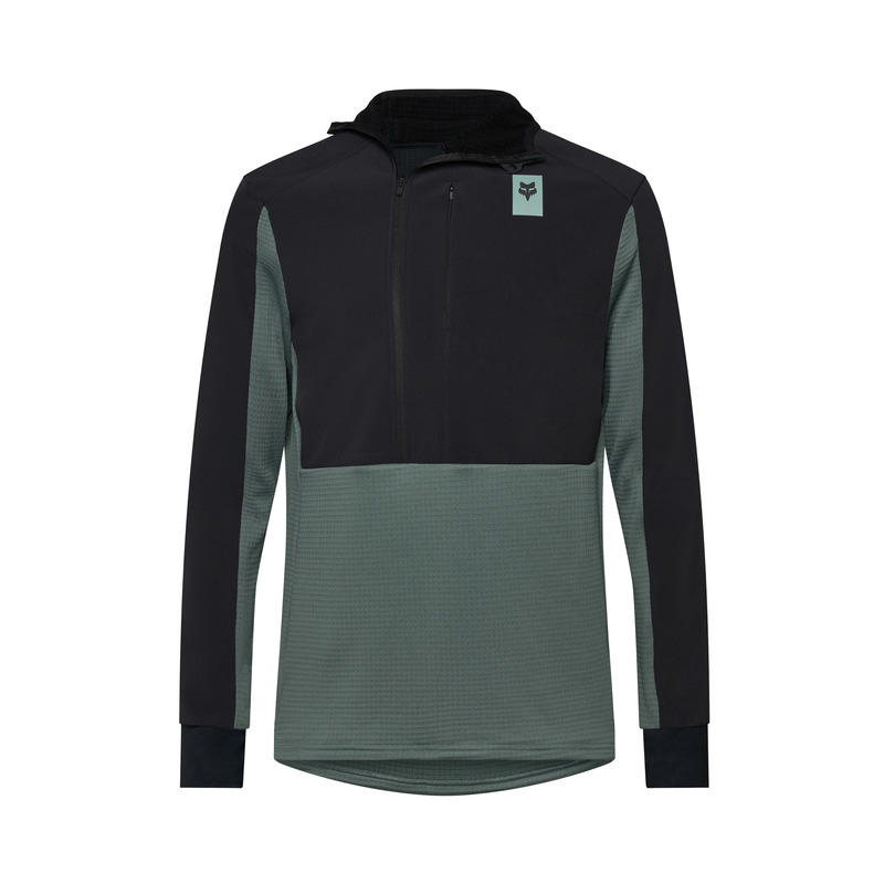 BLUZA ROWEROWA Z KAPTUREM FOX DEFEND THERMAL HOODIE SAGE M