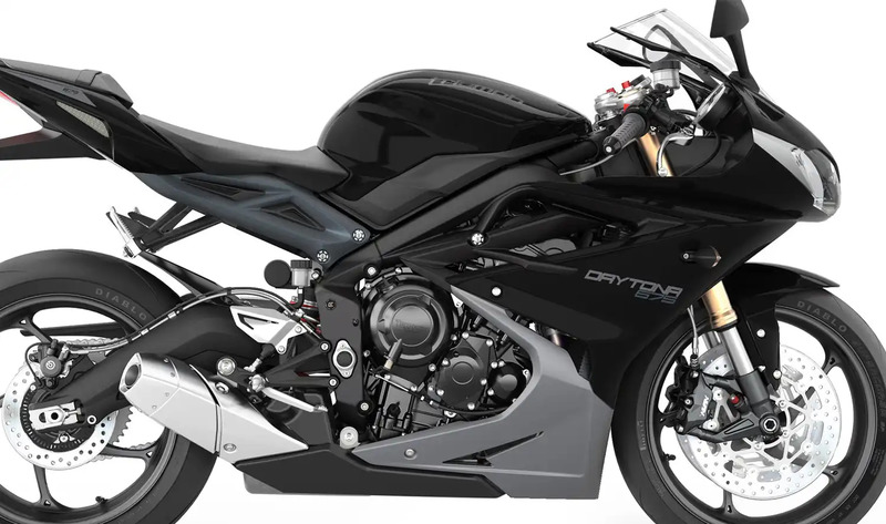 ZESTAW OSŁON PRZECIWBŁOTNYCH RG RACING EAZI-GRIP SCUFF GUARD KIT TRIUMPH DAYTONA 675 13- 16