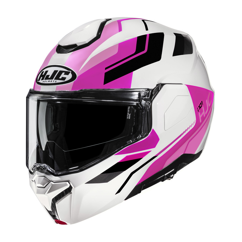 KASK MOTOCYKLOWY HJC I101 KRONE WHITE PINK XS