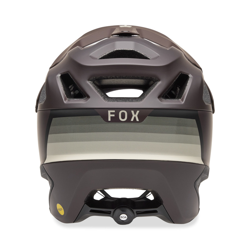 KASK ROWEROWY FOX DROPFRAME PRO GRID COCOA M