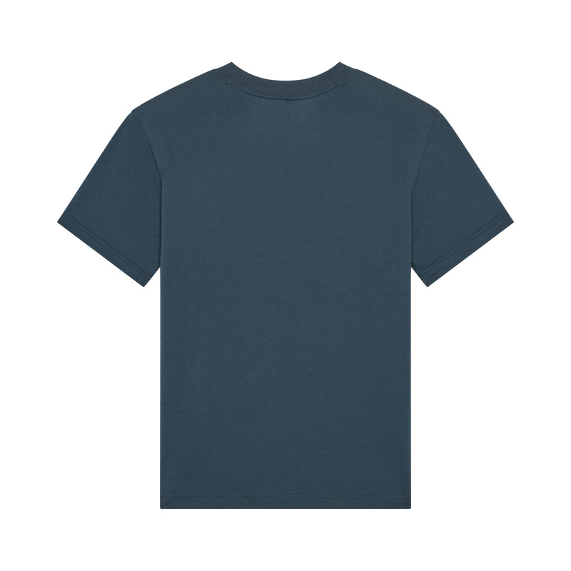 T-SHIRT DAMSKI FOX IMAGE PRINT DEEP COBALT