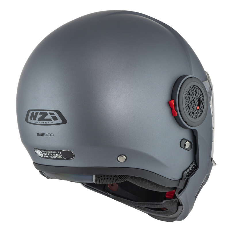 KASK MOTOCYKLOWY NZI MINIMOD DUO ANTRACITE MATT XS