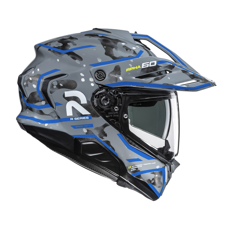KASK MOTOCYKLOWY HJC RPHA60 KIVA GREY BLUE S