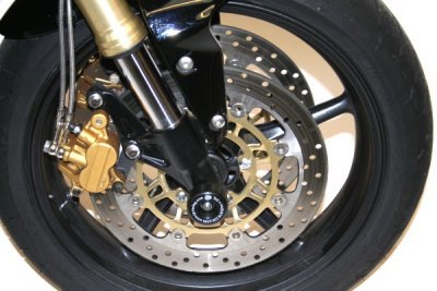 SLIDERY PRZEDNIEGO ZAWIESZENIA RG RACING TRIUMPH STREET TRIPLE 07 & 675 DAYTONA 06- BLACK