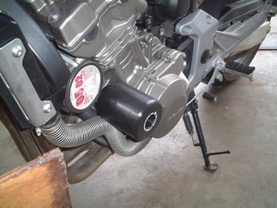 CRASHPADY CLASSIC RG RACING HONDA CB900 HORNET BLACK
