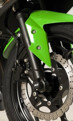 SLIDERY PRZEDNIEGO ZAWIESZENIA RG RACING KAWASAKI NINJA 300 / 250 13 / Z250 BLACK