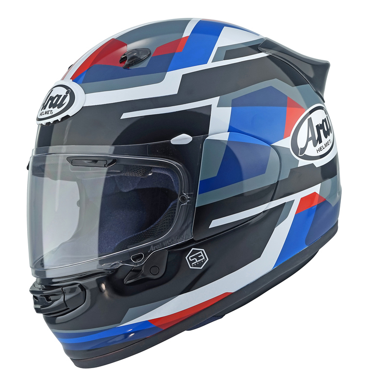 KASK MOTOCYKLOWY ARAI QUANTIC ABSTRACT BLUE XS
