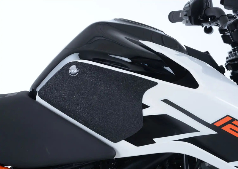 NAKLEJKA NA BAK TANKPAD ANTYPOŚLIZGOWY 2 CZĘŚCI RG RACING KTM DUKE 125 (17-) CLEAR