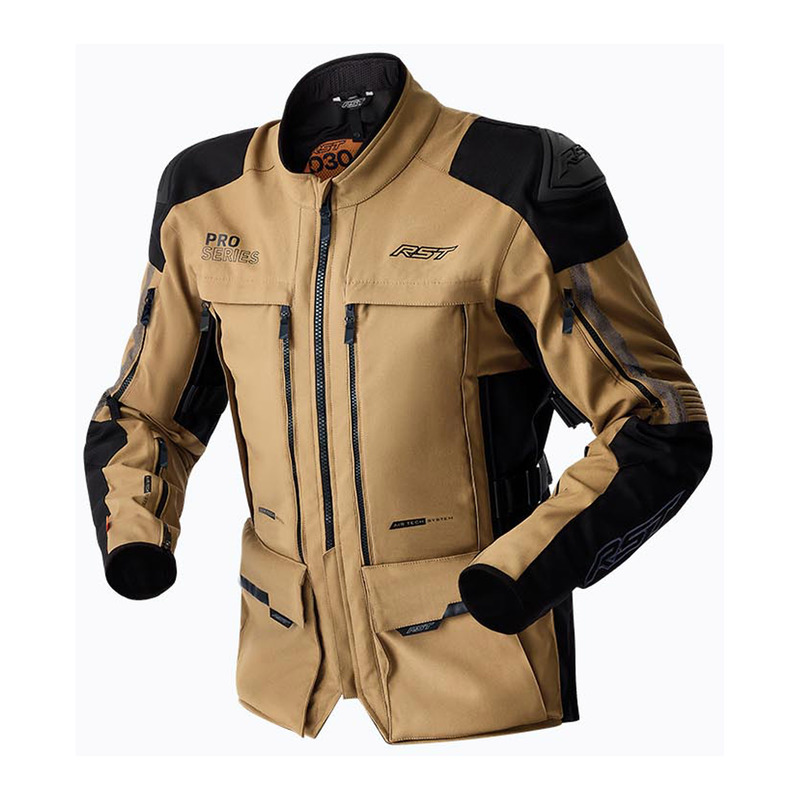 KURTKA MOTOCYKLOWA TEKSTYLNA RST PRO SERIES ADVENTURE D3O SAND BLACK XL