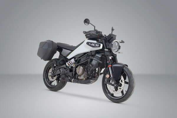 ZESTAW KUFRA BOCZNEGO URBAN ABS I STELAŻA SW-MOTECH 2 × 16.5 L. HUSQV. SVARTPILEN/VITPILEN 401 (23-)
