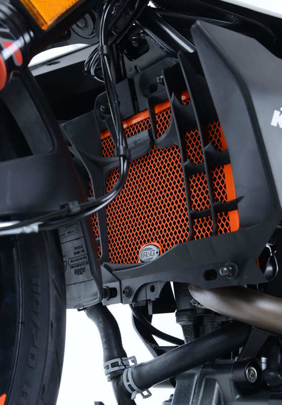 OSŁONA CHŁODNICY RG RACING KTM 125/200 DUKE ORANGE