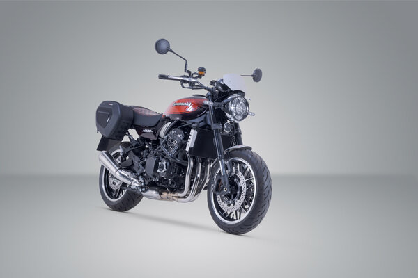 ZESTAW SAKW PRO BLAZE H I STELAŻY SW-MOTECH KAWASAKI Z900RS/CAFE/SE (17-) BLACK