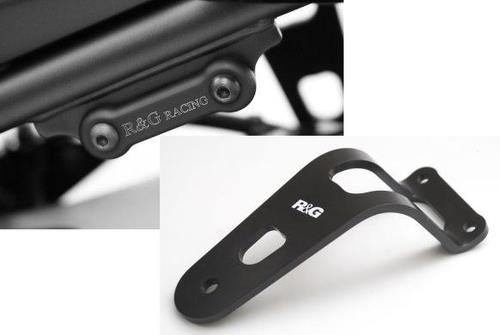 MOCOWANIE WYDECHU + ZAŚLEPKA PODNÓŻKA RG RACING YAMAHA FZ8 / FZ8 FAZER 2010- BLACK
