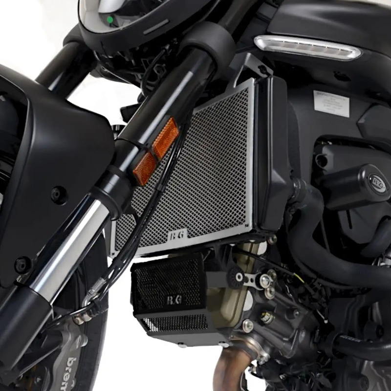 OSŁONA CHŁODNICY RG RACING DUCATI MONSTER + 21-/MONSTER (950/937) 21- TITANIUM