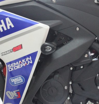 CRASHPADY AERO RG RACING YAMAHA YZF-R25 14- 18/YZF-R3 15- 18 BLACK