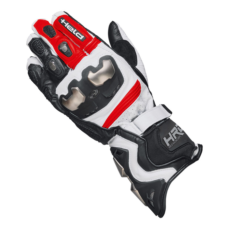 RĘKAWICE MOTOCYKLOWE HELD TITAN XR2 BLACK WHITE RED 9