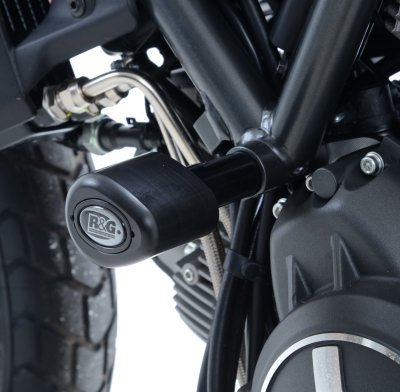 CRASHPADY AERO RG RACING DUCATI SCRAMBLER (800), CLASSIC BLACK
