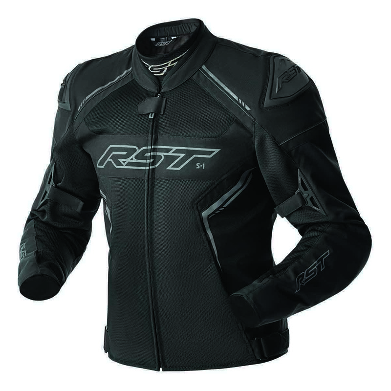 KURTKA MOTOCYKLOWA TEKSTYLNA RST S1 MESH D3O BLACK BLACK BLACK S