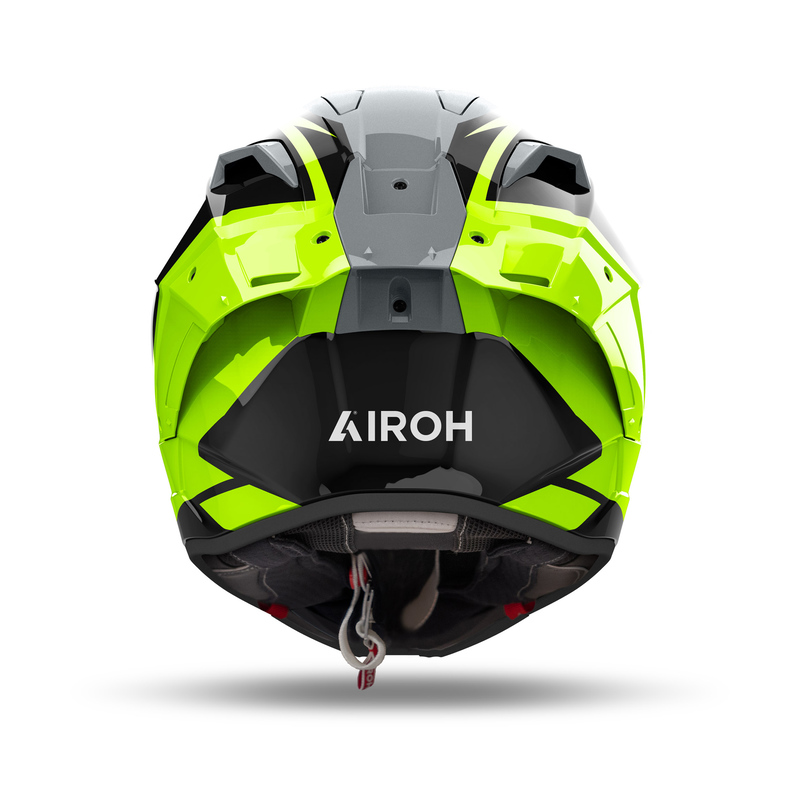 KASK MOTOCYKLOWY AIROH GP800 MASTER YELLOW GLOSS S