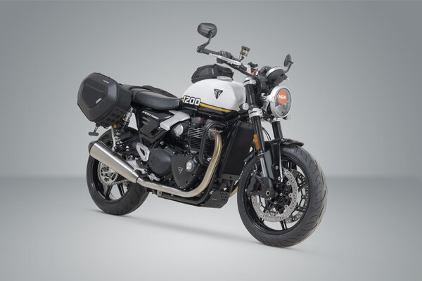 ZESTAW SAKW PRO BLAZE H I STELAŻY SW-MOTECH TRIUMPH MODELS. BLACK