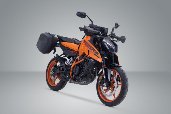 ZESTAW KUFRÓW BOCZNYCH URBAN ABS I STELAŻY SW-MOTECH KTM 125 / 250 / 390 DUKE (23-) 2X16,5L