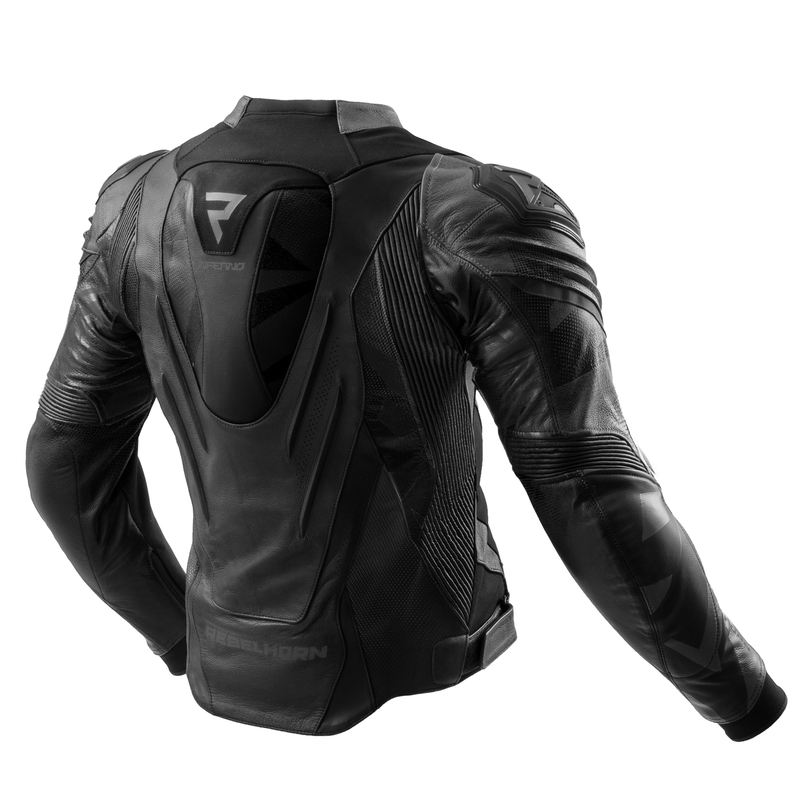 KURTKA MOTOCYKLOWA SKÓRZANA REBELHORN INFERNO BLACK