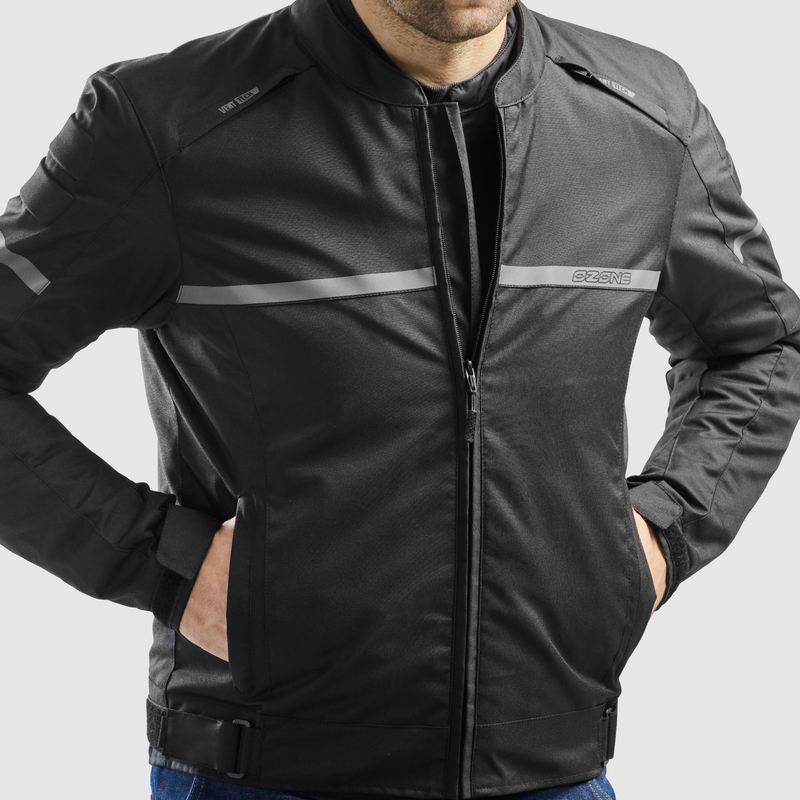 KURTKA MOTOCYKLOWA TEKSTYLNA OZONE RIDER BLACK