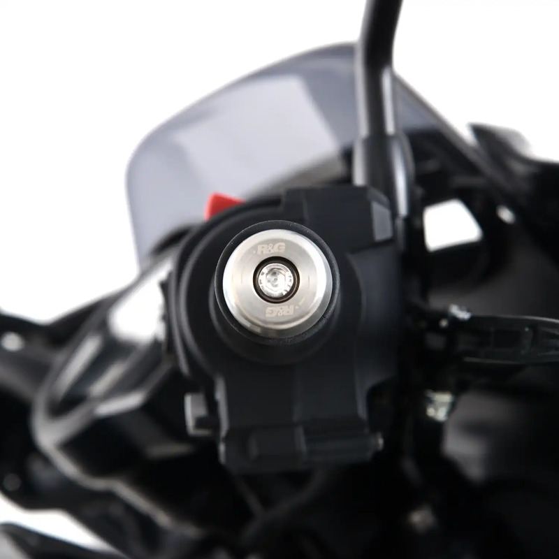 KOŃCÓWKI KIEROWNICY RG RACING YAMAHA R7 22- / R1(M) 15- / HONDA CMX1100 (T) REBEL 21- STAL NIERDZEWN